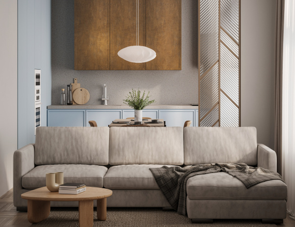 ЛДСП Дымчатый Голубой 16 мм 2750*1830 РЕ